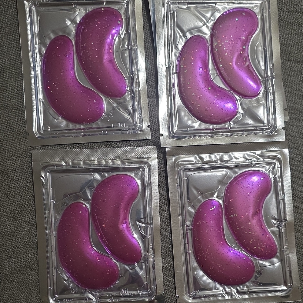 Purple Under Eye Gel Serum Patches